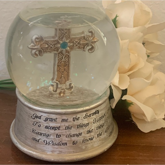 Serenity Prayer Musical Snow Globe - Picture 10 of 12